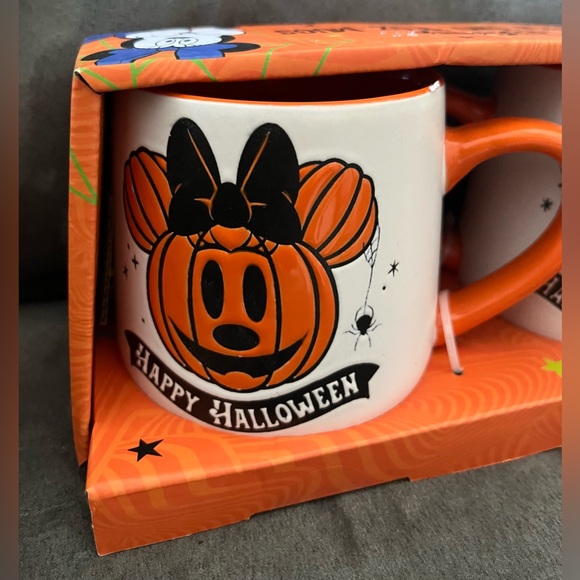 Disney Mickey & Minnie Mouse Halloween Mugs Set, New - Picture 3 of 5